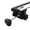 Комплект опор Thule Evo Flush Rail 7106, для а/м с интегрированными рейлингами (без просвета)