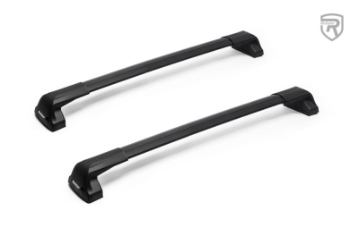 Комплект багажника Rollster Mercury 1060/1060 Black, в штатные места, чёрный
